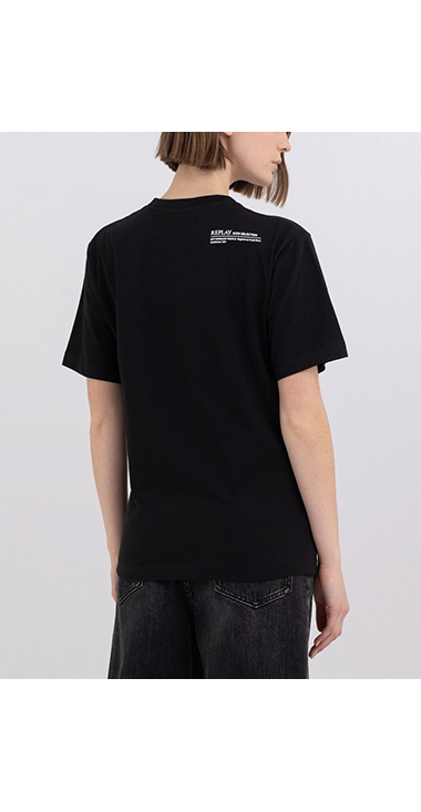 マイクロプリント入りジャージーTシャツ 詳細画像